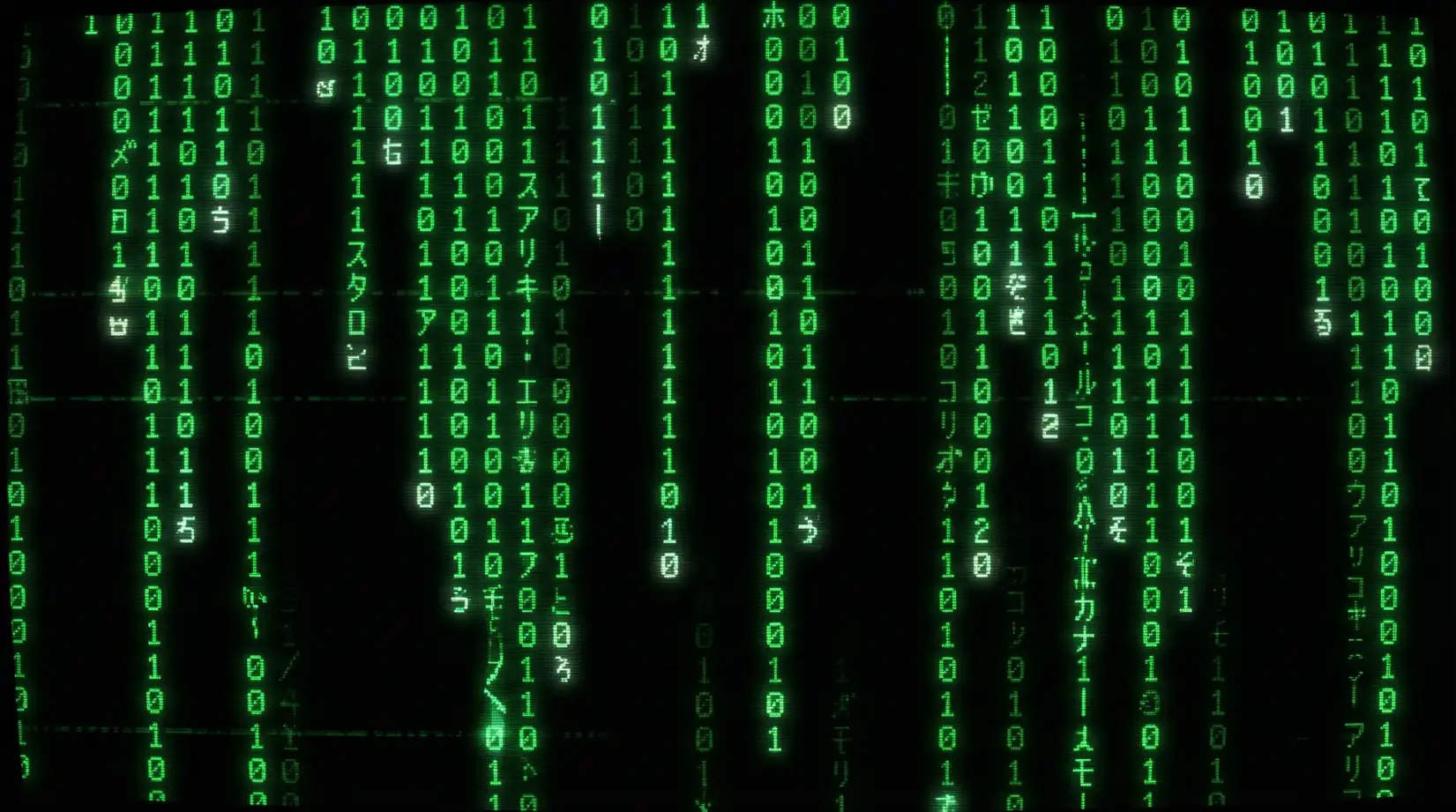 视频优化 APP下载页矩阵代码背景